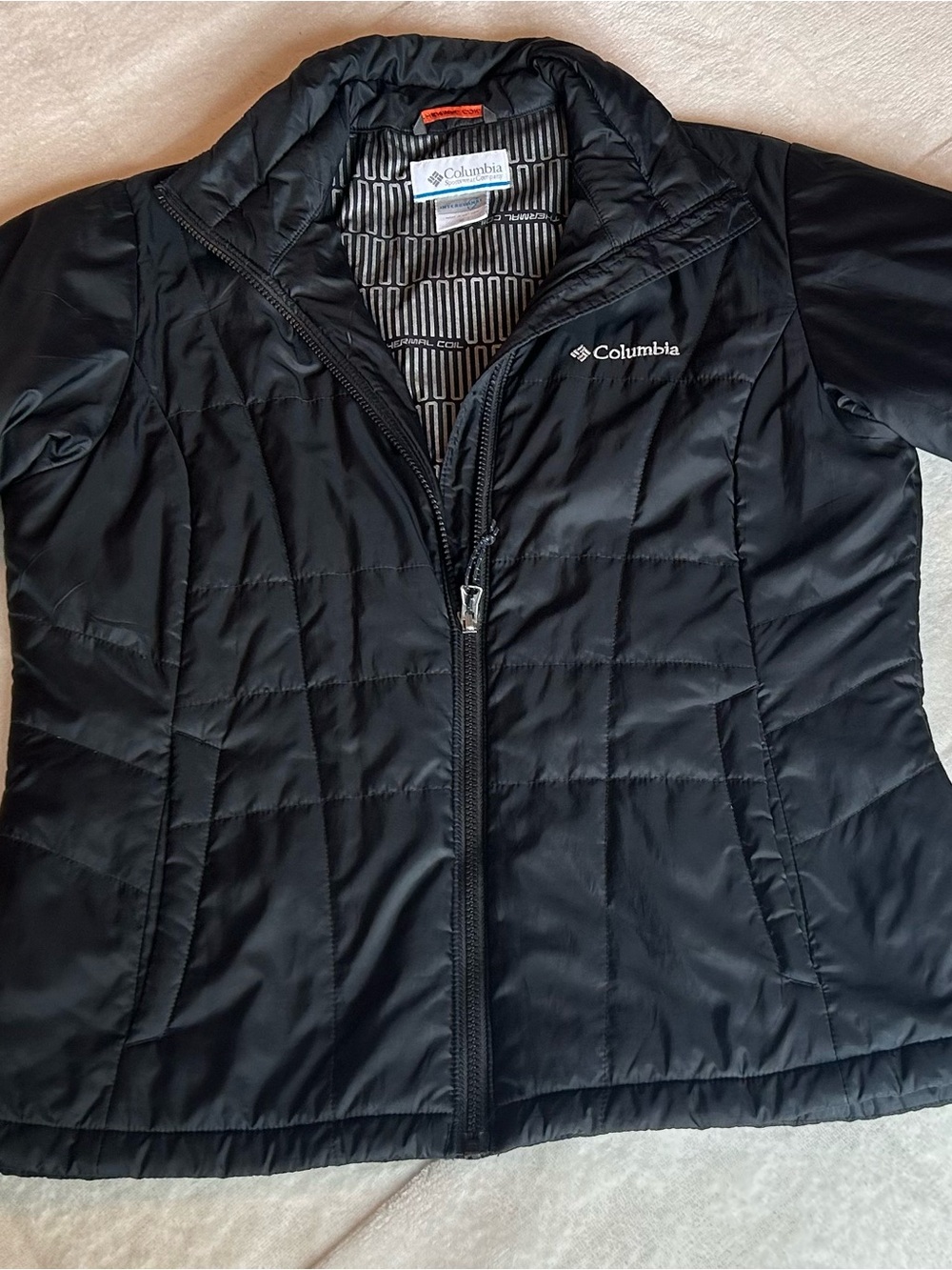 Columbia Black Quilted Jacket